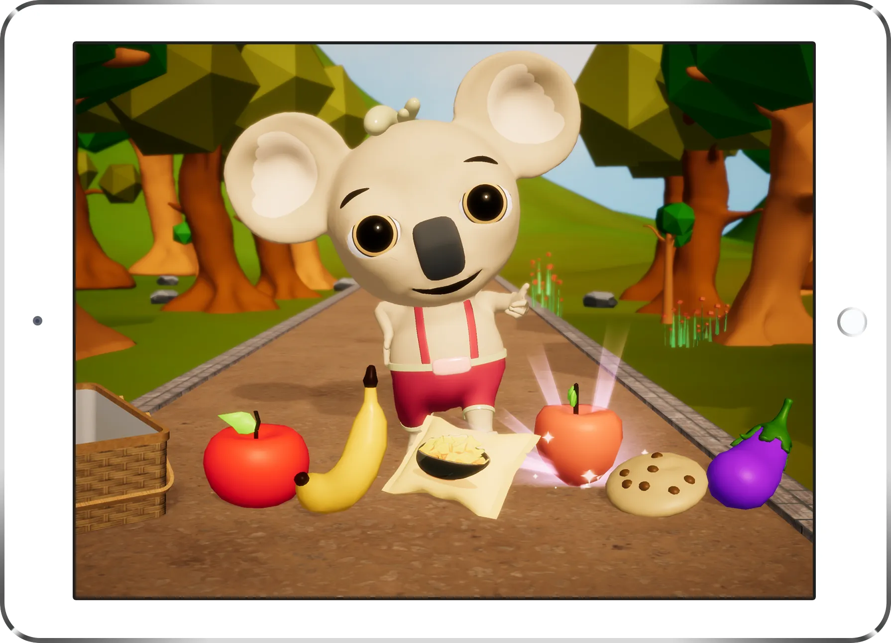 Whizkid Games app displayed on an iPad